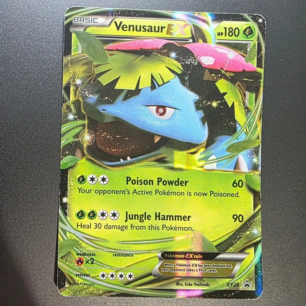 Venusaur EX XY28 Black Star Promo Holo Vintage Era Pokemon Card NM